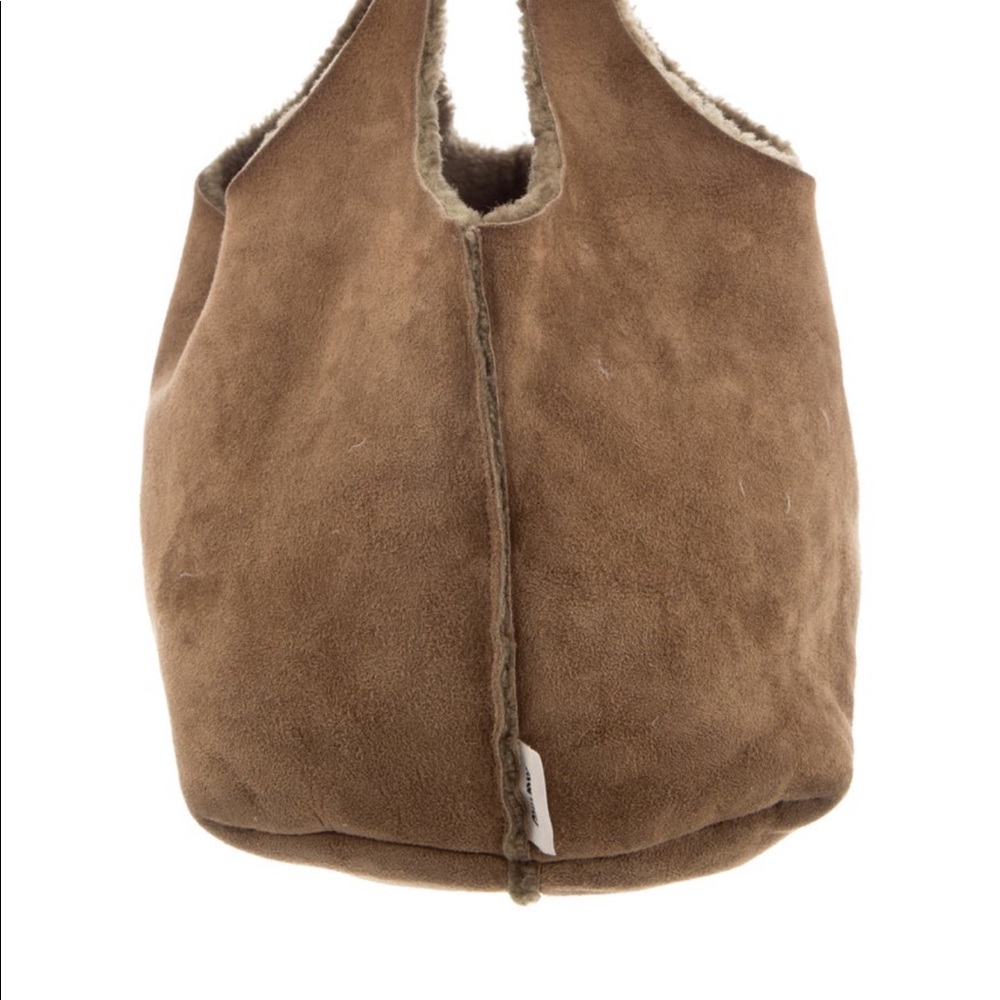 Miu Miu Shearling Handle Bag - image 3